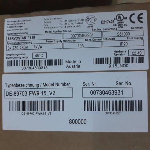 SERVO STAR-89703 V2