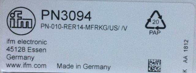 IFM-PN-010-RER14-MFRKG/US/V/PN3094