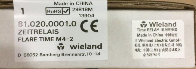 WİELAND ELECTRONİK-81.020.0001.0