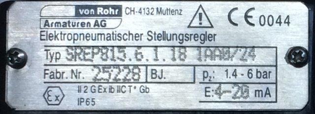 VON ROHR-SREP 815.6.1.18.1AA0/24