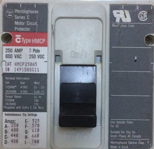 WESTINGHOUSE-HMCP250A5