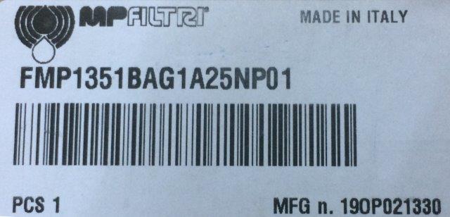 MP FILTRI-FMP1351BAG1A25NP01