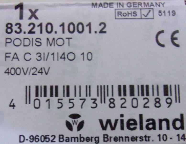 WİELAND ELECTRONİK-83.210.1001.2